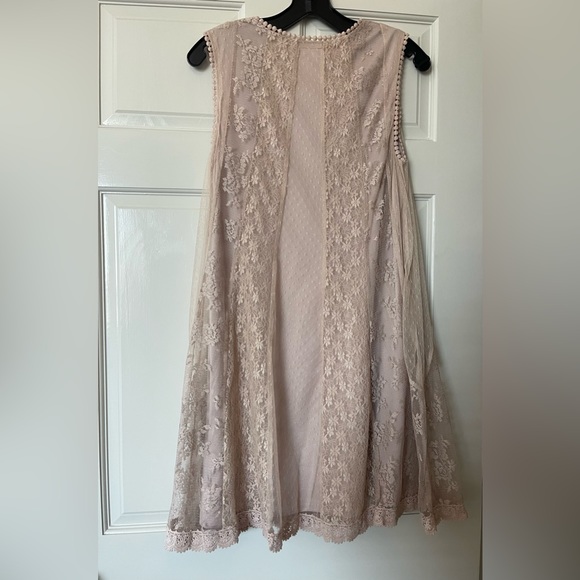 altar’d state blush lacey dress- size M - Picture 2 of 3
